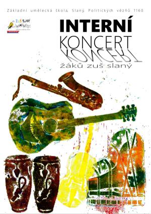 Interní koncert žáků ZUŠ Slaný