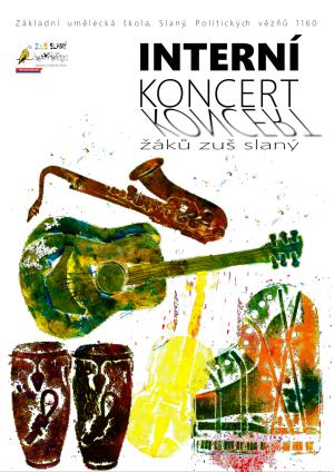 Interní koncert žáků ZUŠ Slaný